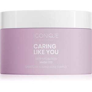 ICONIQUE Professional CARING LIKE YOU Deep Hydration mélyhidratáló maszk száraz és sérült hajra 200 ml kép