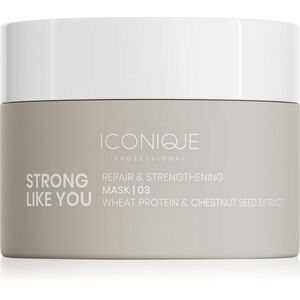 ICONIQUE Professional STRONG LIKE YOU Repair & Strengthening regeneráló maszk a károsult hajra 50 ml kép