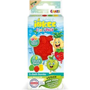 Craze INKEE Fruity Pack fürdőgolyó gyermekeknek 3x15 g kép