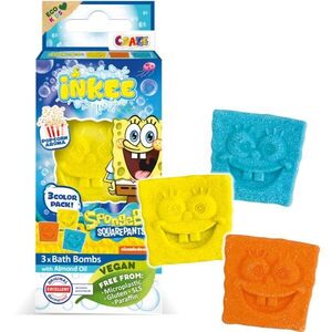 Craze INKEE SpongeBob fürdőgolyó gyermekeknek 3x15 g kép