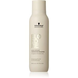 Schwarzkopf Professional Blondme Bond Repair Nourishing Shampoo intenzív tápláló sampon szőke hajra 300 ml kép