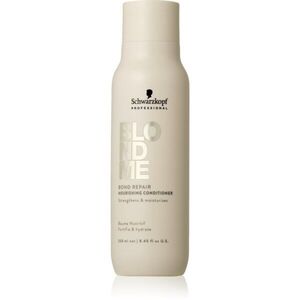 Schwarzkopf Professional Blondme Bond Repair Nourishing Conditioner tápláló kondícionáló szőke hajra 250 ml kép