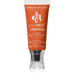 Danessa Myricks Beauty Colorfix Liquid Metals multifunkcionális smink a szemre, az ajkakra és az arcra árnyalat Hot Fire 10 ml kép