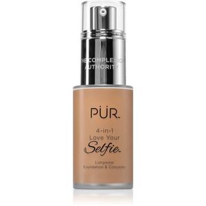 PÜR Cosmetics 4-in-1 Love Your Selfie alapozó és korrektor 2 az 1-ben árnyalat MG7 30 ml kép