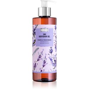 BIOBAZA 3in1 Body&Hair Gel Purple Freshness sampo, kondicionáló és tusfürdő 3 in 1 400 ml kép