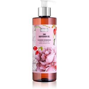 BIOBAZA 3in1 Body&Hair Gel Flower Romance sampo, kondicionáló és tusfürdő 3 in 1 400 ml kép
