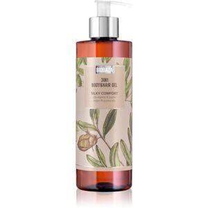 BIOBAZA 3in1 Body&Hair Gel Silky Comfort sampo, kondicionáló és tusfürdő 3 in 1 400 ml kép