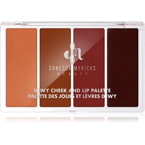 Danessa Myricks Beauty Dewy Cheek & Lip Palette multifunkciós arc paletta az arcra árnyalat Dew It Undercover 25 g kép