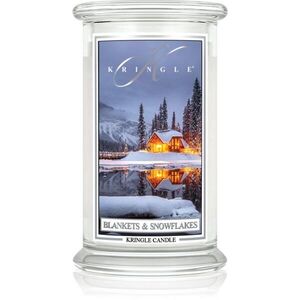 Kringle Candle Blankets & Snowflakes illatgyertya 624 g kép