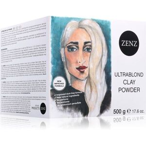 ZENZ Organic Ultrablond Clay Powder élénkítő púder ammónia nélkül 500 g kép