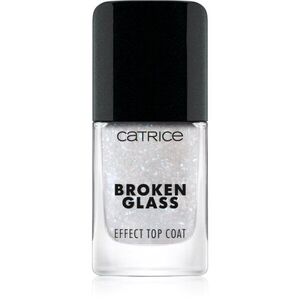 Catrice Broken Glass Effect Top Coat fedő körömlakk csillámporral árnyalat 050 Sparkling Reflection 10.5 ml kép