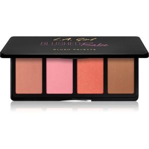 L.A. Girl Cosmetics Fanatic arcpirosító paletta árnyalat Blushed Babe 4x4 g kép