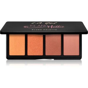 L.A. Girl Cosmetics Fanatic arcpirosító paletta árnyalat Island Hottie 4x4 g kép