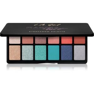 L.A. Girl Cosmetics Fanatic szemhéjfesték paletta árnyalat Wanderlust 12x1 g kép