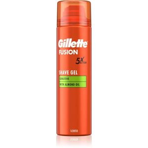 Gillette Fusion5 Sensitive borotválkozási gél az érzékeny arcbőrre 200 ml kép