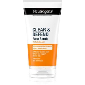 Neutrogena Clear & Defend peeling szalicilsavval 150 ml kép