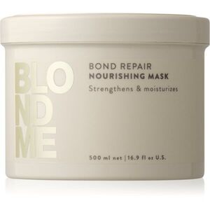 Schwarzkopf Professional Blondme Bond Repair Nourishing Mask intenzíven tápláló maszk 500 ml kép