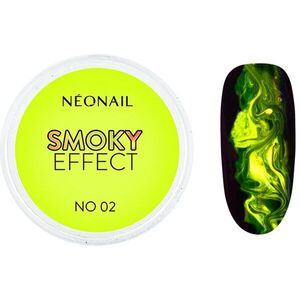 NEONAIL Effect Smoky színes púder körmökre árnyalat No. 02 Yellow 2 g kép