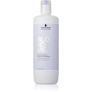 Schwarzkopf Professional Blondme Bond Repair Purple Shampoo lila sampon szőke hajra 1000 ml kép