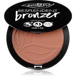 puroBIO Cosmetics Resplendent bronzosító matt hatással árnyalat 03 Beige Brown 9 g kép