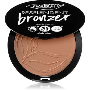 puroBIO Cosmetics Resplendent bronzosító matt hatással árnyalat 05 Warm Brown 9 g kép