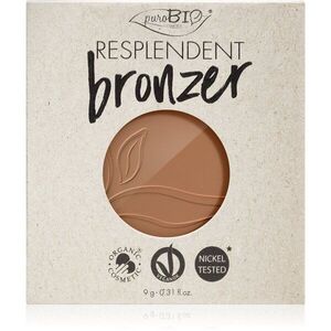 puroBIO Cosmetics Resplendent bronzosító utántöltő árnyalat 01 Pale Brown 9 g kép