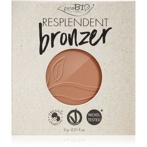 puroBIO Cosmetics Resplendent bronzosító utántöltő árnyalat 05 Warm Brown 9 g kép