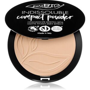 puroBIO Cosmetics Indissouble kompakt púder matt hatással árnyalat 02 9 g kép