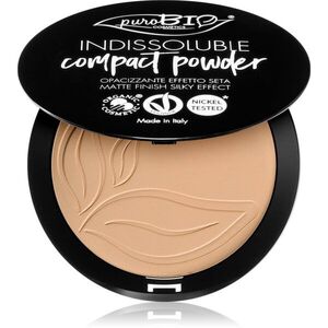 puroBIO Cosmetics Indissouble kompakt púder matt hatással árnyalat 03 9 g kép