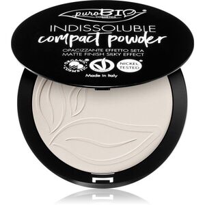 puroBIO Cosmetics Indissouble kompakt púder matt hatással árnyalat T00 9 g kép