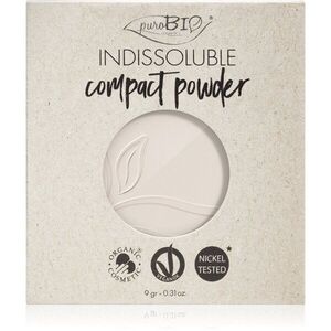 puroBIO Cosmetics Indissouble kompakt púder utántöltő árnyalat T00 9 g kép