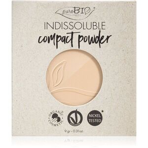 puroBIO Cosmetics Indissouble kompakt púder utántöltő árnyalat T01 9 g kép