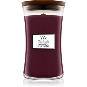 Woodwick Phantom Cherry illatgyertya fa kanóccal 609.5 g kép