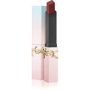 Yves Saint Laurent Rouge Pur Couture The Slim vékony mattító rúzs bőr hatással árnyalat 1966 Rouge Libre 2.2 g kép