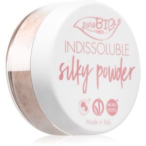 puroBIO Cosmetics Indissouble mattító lágy púder árnyalat 02 Peachy Pink 8 g kép