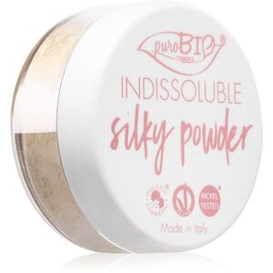 puroBIO Cosmetics Indissouble mattító lágy púder árnyalat 03 Yellowish 8 g kép