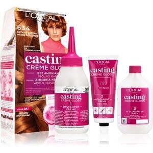 L’Oréal Paris Casting Creme Gloss hajfesték árnyalat 634 Miel Marron 1 db kép