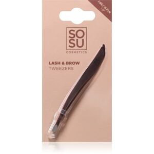 SOSU Cosmetics Lash and Brow Tweezers szemöldökcsipesz szemöldökre 1 db kép