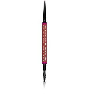 NYX Professional Makeup Blade & Shade szemöldök ceruza kefével árnyalat 06 Rich Auburn g kép