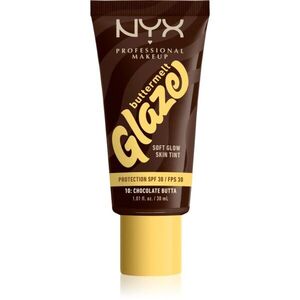 NYX Professional Makeup Buttermelt Glaze világosító tonizáló fluid SPF 30 árnyalat 10 Chocolate Butta ml kép