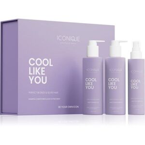 ICONIQUE Professional COOL LIKE YOU Perfect Blonde & Silver Violet Set szett semlegesíti a sárgás tónusokat kép