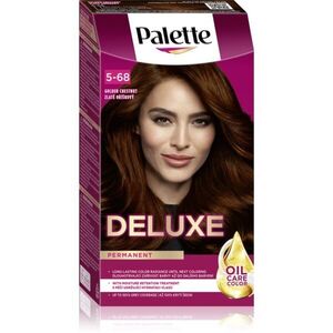 Schwarzkopf Palette Deluxe tartós hajfesték árnyalat 5-68 Golden Chestnut 1 db kép
