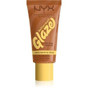 NYX Professional Makeup Buttermelt Glaze világosító tonizáló fluid SPF 30 árnyalat Chai Butta 30 ml kép