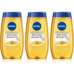 NIVEA Rich Care tusoló olaj száraz bőrre 3 x 200 ml kép