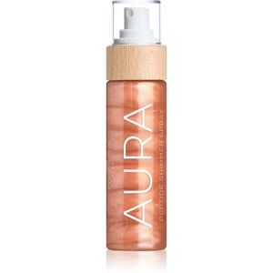 COCOSOLIS AURA Peptide Shimmer Spray hidratéló spray élénkítő hatással illattal Raspberry 100 ml kép
