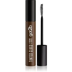 got2b Glued 4 Brows & Edges fixáló gél szemöldökre 2 az 1-ben Tinted Brown 16 ml kép