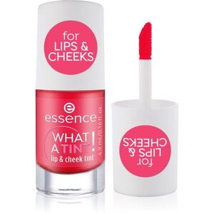 essence WHAT A TINT! folyékony arcpír és szájfény árnyalat 02 Coral Sunset 4.9 ml kép