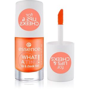 essence WHAT A TINT! folyékony arcpír és szájfény árnyalat 03 Peachy Vibes 4.9 ml kép