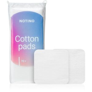 Notino Cotton Pads Large Square Pamut vattakorong bőrtisztításhoz és sminklemosáshoz 70 db kép
