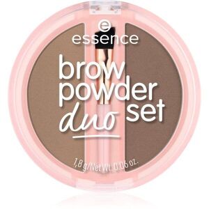 essence Brow Powder Duo szett a szemöldökre árnyalat 01 Light 1.8 g kép